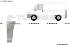Крыло заднее (левое) нижняя часть, перед колесом, короткая база, заводской штамп