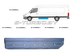 Панель боковая (левая) за водительской дверью (ниже молдинга) средняя / длинная / maxi длинная база, внутренняя часть, заводской штамп