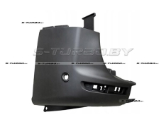 Бампер задний (черный) левая часть, с отв. под парктроник, с креплением модулей ассистента парковки