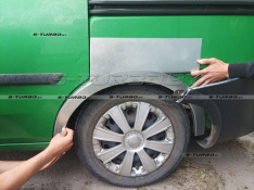 Арка задняя (левая) 4 дв, ремкомплект, из 2-ух частей