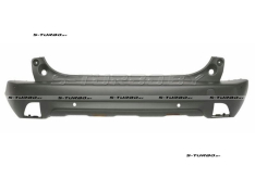 Бампер задний (грунтованный) с отв. под парктроники, без отв. под накладку