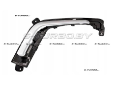 Заглушка противотуманной фары (левая) с серебряной накладкой