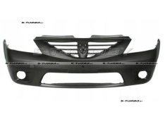 Бампер передний (черный) с отв. под противотуманки