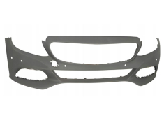 Бампер передний (грунтованный) с отв. под парктроники и камеры парковки