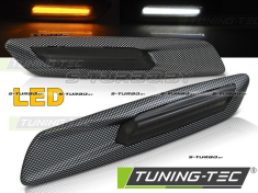 Повторители поворота LED F10 STYLE SMOKE CARBON (диодные)