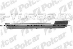 Порог (левый) полный профиль, заводской штамп