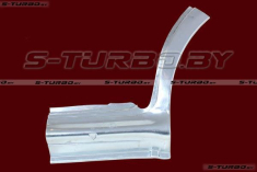 Порог (левый) задняя часть + часть арки, заводской штамп