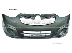 Бампер передний (черный) без отв. под омыватели, без отв. под противотуманки