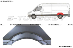 Арка задняя (левая) заводской штамп