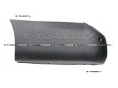 Бампер задний (грунтованный) удлиненный, с отв. под парктроник, левая часть