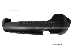 Бампер задний (черный) с отв. на выхлопную трубу справа, 2.0 бензин