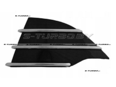 Решетка в бампер (левая) с хромом, euro-type