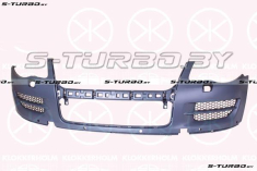 Бампер передний (грунтованный) с отв. под омыватели, с отв. под парктроники