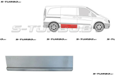 Дверь боковая сдвижная (правая) наружная часть, 21 см высота, заводской штамп