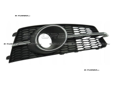 Решетка в бампер (правая) с отв. под противотуманку, с хромом, для версии s-line