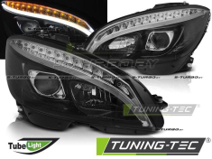 Передние фары BLACK TUBE LIGHT H7