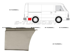 Крыло заднее (правое) задняя часть (за колесом) длина 33 см, высота 25 см, заводской штамп
