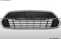 Решетка в бампер (центральная) с хромом