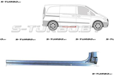Порог (правый) под боковой сдвижной двери, заводской штамп