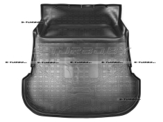 Коврик в багажник модельный полиуретановый, 7 мест, сложенный 3-й ряд