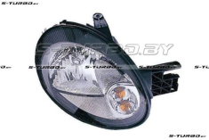 Передняя фара (правая) 2003-2004, черный обод