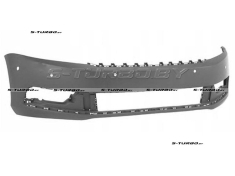 Бампер передний (грунтованный) без отв. под омыватели, с отв. под парктроники, EURO-TYPE