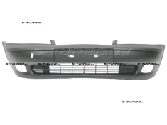 Бампер передний (грунтованный) с отв. под противотуманки, без спойлера, с решеткой