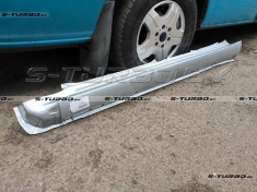 Порог (левый) полный профиль, заводской штамп