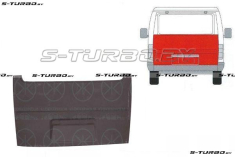 Дверь задняя (хлопушка) наружная часть, до стекла, заводской штамп