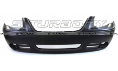 Бампер передний (черный) с отв. под противотуманки