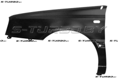 Крыло переднее (левое) 1995-1998 (овальный повторитель) с отв отв. под антенну, оцинкованная сталь