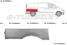 Крыло заднее (правое) над колесом, короткая база, 40 см высота (без загиба в шов) заводской штамп