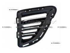 Решетка в бампер (правая) боковая, с хромом, с отв. под led, для версии ss