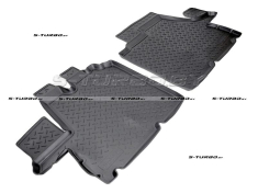 Коврики модельные полиуретановые в салон (высокий борт), передние, 2-х местные