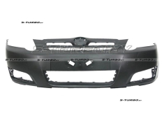 Бампер передний (черный) с отв. под противотуманки