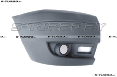 Бампер передний (серый), правая часть, с отв. под противотуманку