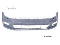 Бампер передний (грунтованный) с отв. под омыватели, с отв. под парктроники