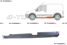 Порог (левый) 2 дв, короткая база (для моделей без раздвижной двери) полный профиль, заводской штамп