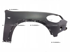 Крыло переднее (правое) с отв. под повторитель, без отв. под омыватель, euro-type, пластик