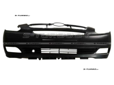 Бампер передний (черный) комплектный, с отв. под противотуманки