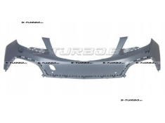 Бампер передний (черный) с отв. под омыватели, с отв. под парктроники, верхняя часть