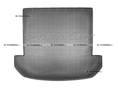 Коврик в багажник модельный полиуретановый, 7 мест, сложенный 3-й ряд