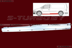 Порог (левый) 2 дв (maxi база) полный профиль, заводской штамп