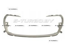 Накладка решетки бампера, серая, цельная