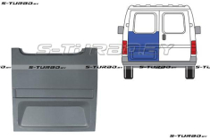 Дверь задняя (левая) распашная, наружная часть, до стекла, заводской штамп
