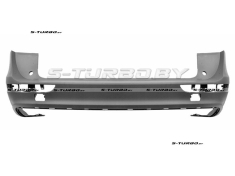 Бампер задний (грунтованный) для версии S-LINE