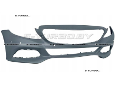 Бампер передний (грунтованный) с отв. под парктроники