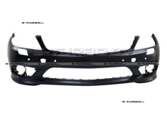 Бампер передний (грунтованный) с отв. под омыватели, с отв. под парктроники, для версии AMG