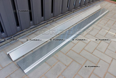 Порог (левый) ремкомплект, нижняя+верхняя наружная часть