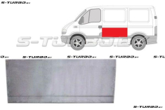 Панель боковая (левая) за водительской дверью (выше молдинга) 46 см высота, заводской штамп